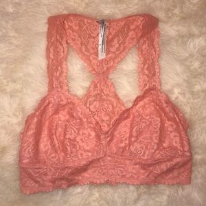 Free People Racerback Lace Bralette